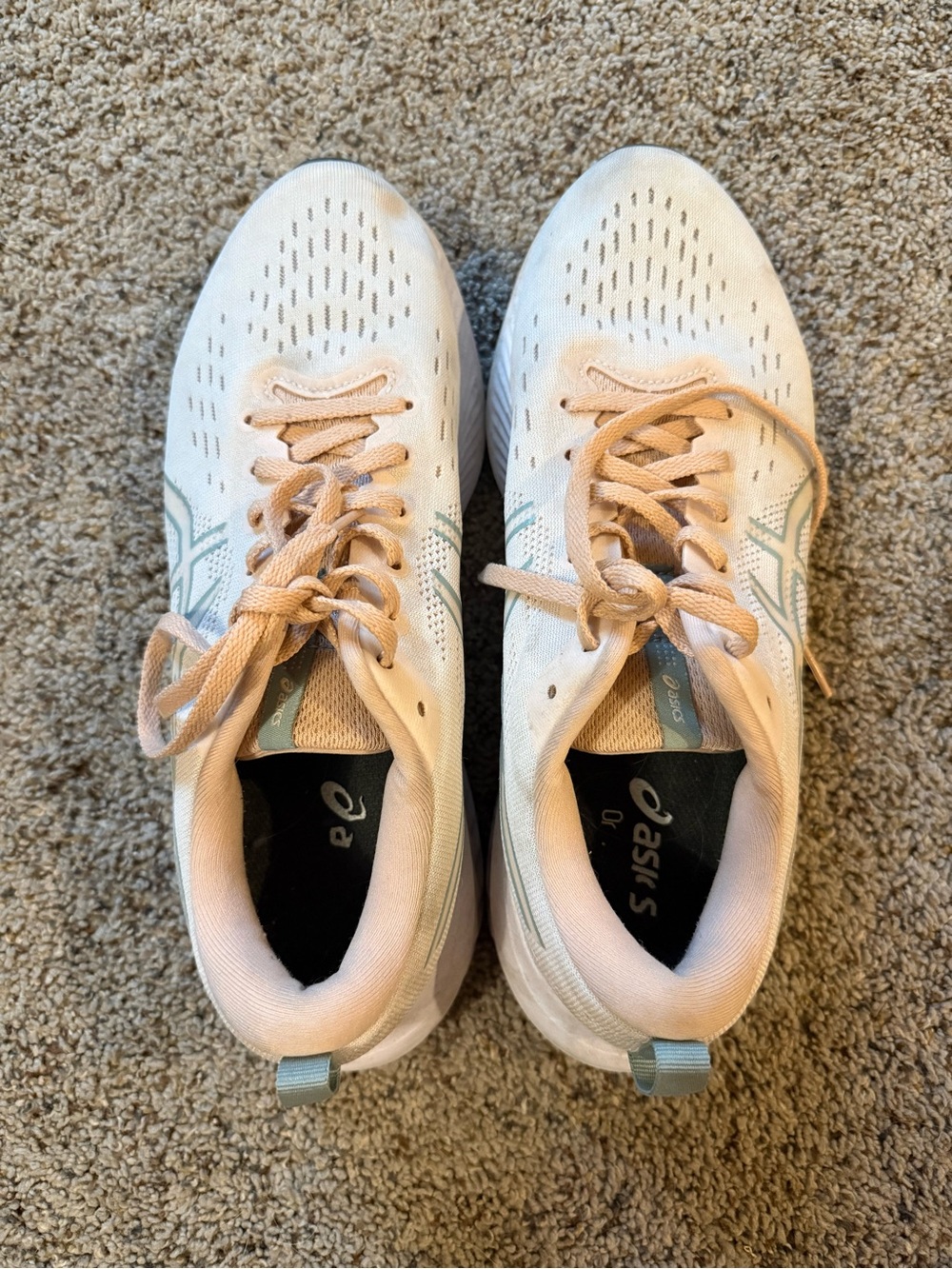 ASICS Women's Gel Excite 10 Running Shoes Rose Quartz Ocean Haze Pink Gray 9.5